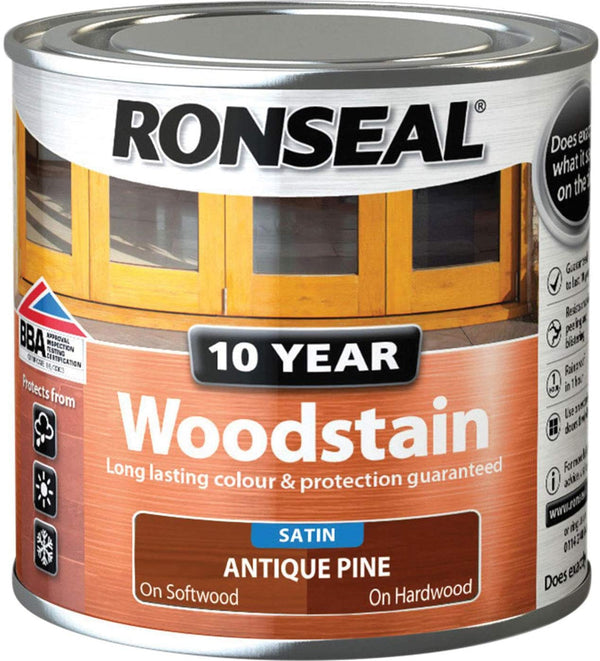 Ronseal 10 Year Woodstain Antique Pine 250ml