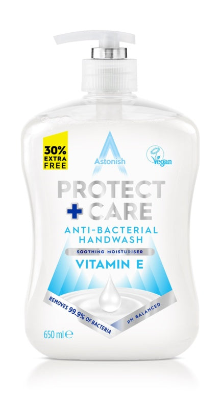 Astonish Protect + Care Antibacterial Handwash Vitamin E 650ml