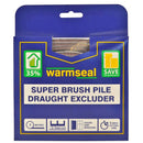 Warmseal Super Brush Pile Draught Excluder Brown 5 Metres