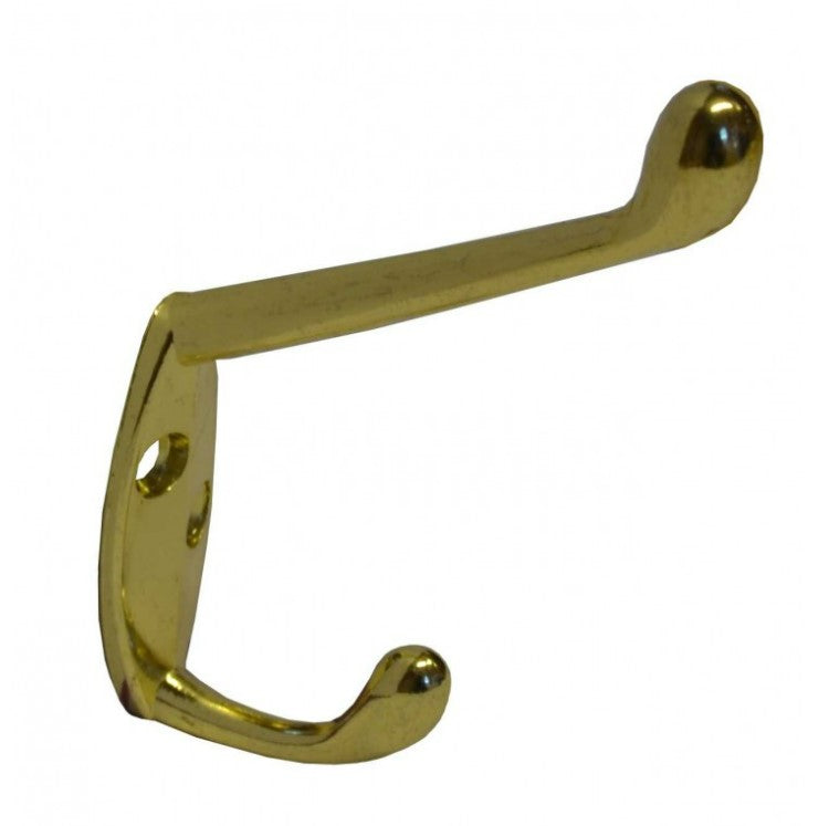 Centurion 90mm Electro Brassed Die Cast Hat & Coat Hooks