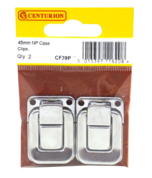 Centurion 40mm Nickel Plated Case Clips Pack of 2 | Thorns DIY
