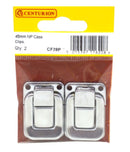 Centurion 40mm Nickel Plated Case Clips Pack of 2