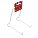 Centurion No 3 125mm White Plastic Coated Wire Plate Stand