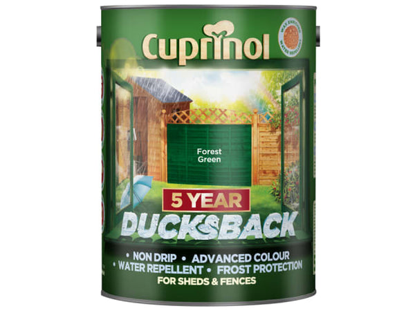 Cuprinol 5 Year Ducksback Forest Green 5 Litres 5092438