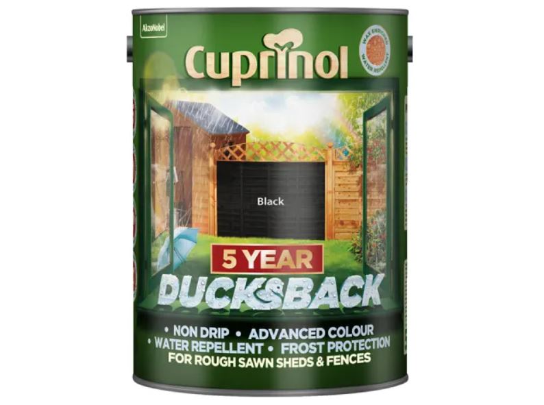 Cuprinol 5 Year Ducksback Black 5L