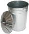 Apollo Galvanised Metal Bin With Lid NORFOLK DELIVERY ONLY