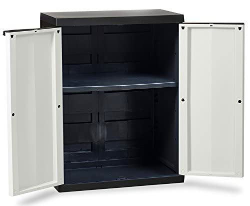 DEA Home Trend Line S Art 200 Cabinet Black and White