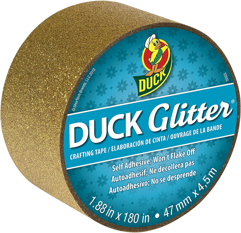 Duck Tape Glitter Gold 47mm x 4.5m