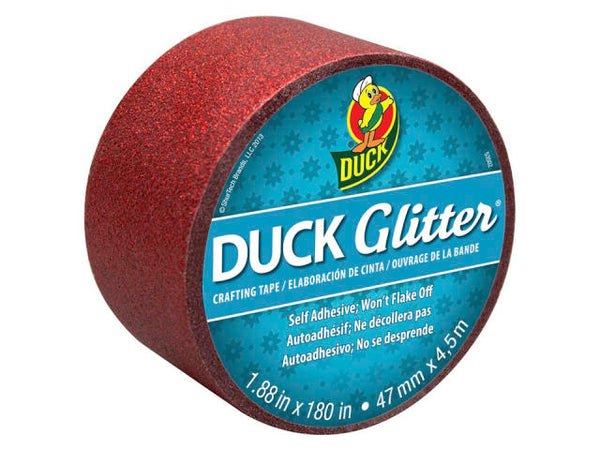 Duck Tape Glitter Red 47mm x 4.5m