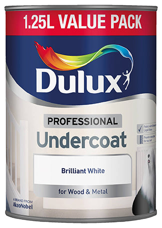 Dulux Professional Undercoat Brilliant White 1.25 Litres