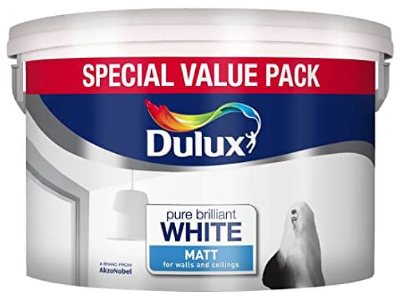 Dulux Matt Pure Brilliant White Emulsion Paint 7 Litres 