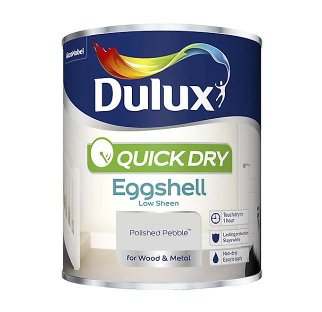 Dulux Quick Dry Eggshell Polished Pebble 750ml