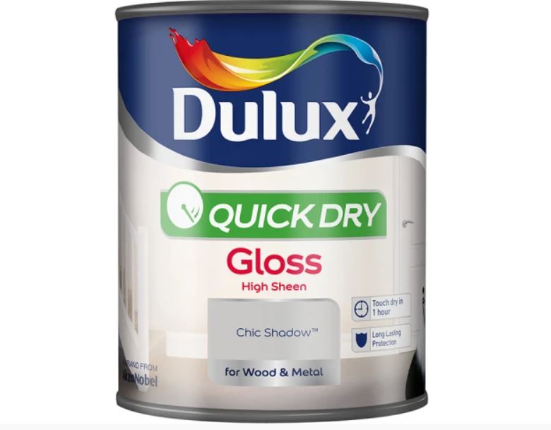 Dulux Quick Dry Gloss Chic Shadow 750ml 5211188