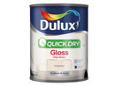 Dulux Quick Dry Gloss Magnolia 750ml 5211183