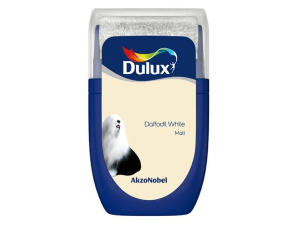 Dulux Emulsion Tester Daffodil White 30ml 5267822