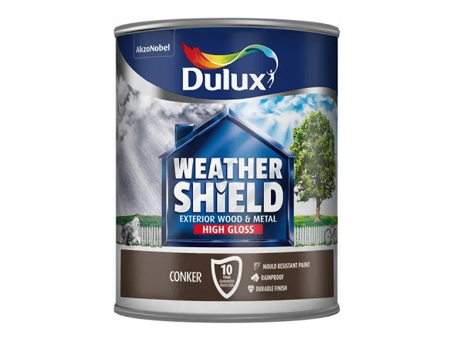 Dulux Weathershield Exterior Gloss Conker 750ml 5090992