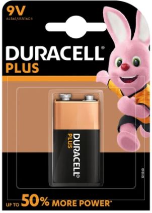Duracell Plus - 9V Battery - Pack of 1