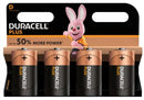 Duracell Plus - D Battery - Pack of 4