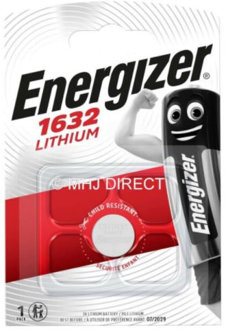 Energizer CR1632 Battery - Pack of 1