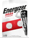 Energizer CR2025 Lithium Coin Cell Battery Pack of 2