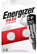 Energizer CR2032 Lithium Coin Cell Battery Pack of 2