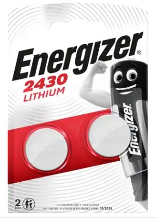 Energizer CR2430 Battery - Pack of 2