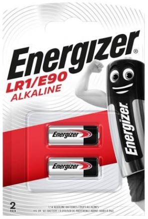 Energizer LR1 Alkaline Battery Pack of 2