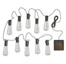 Smart Garden 1060265 Eureka! Vintage Lightbulb Solar String Lights 10 Bulbs