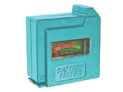Faithfull BT1 Battery Tester for AA, AAA, C, D & 9V
