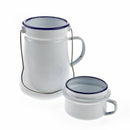 Falcon 11cm Tea Can Including Cup - White