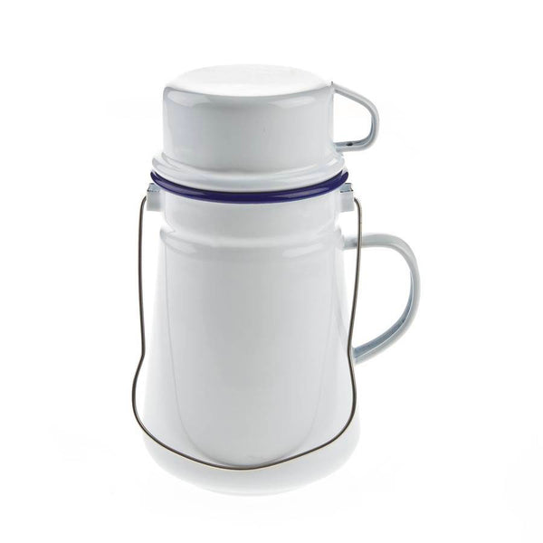 Falcon 11cm Tea Can Including Cup - White