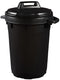Strata Heavy Duty Dustbin & Lid Black 90 Litres NORFOLK DELIVERY ONLY