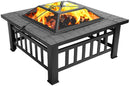 GardenKraft Brazier Square Table Firepit 19609