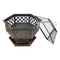 GardenKraft Outdoor Bronze Firepit 19599