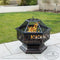 GardenKraft Outdoor Bronze Firepit 19599