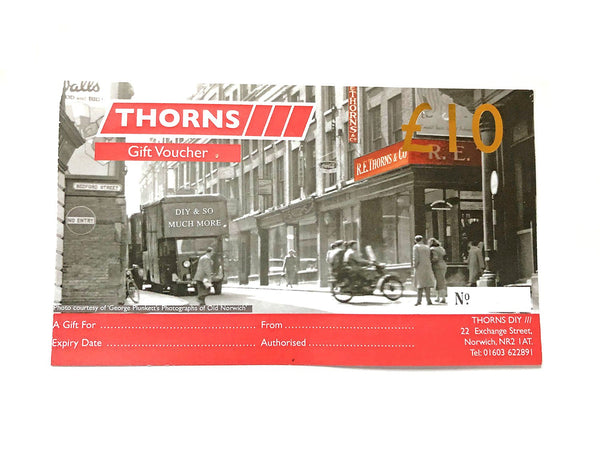 Thorns Gift Voucher £10