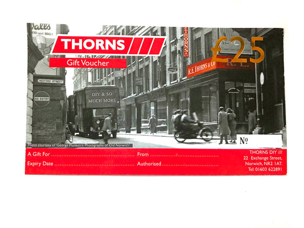 Thorns Gift Voucher £25