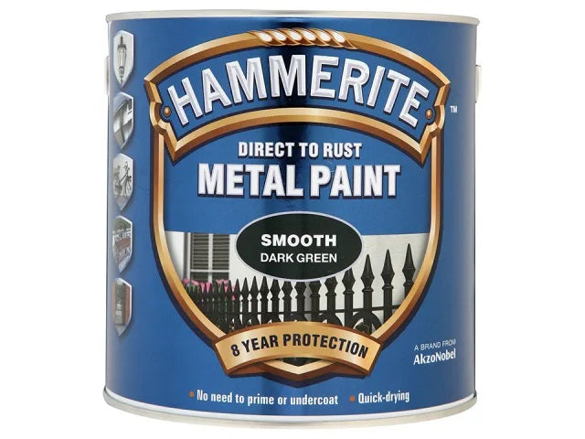 Hammerite Metal Smooth Dark Green 250ml 5084889