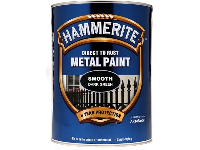 Hammerite Metal Smooth Dark Green 750ml 5092825