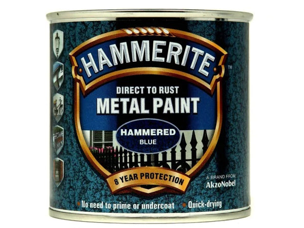 Hammerite Metal Hammered Blue 750ml 5092938