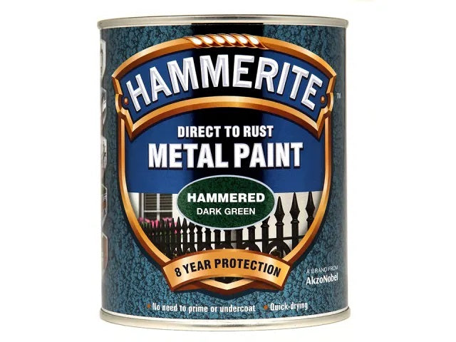 Hammerite Metal Hammered Dark Green 750ml 5092823