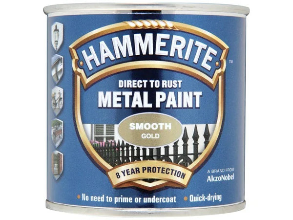 Hammerite Metal Smooth Gold 750ml 5092830
