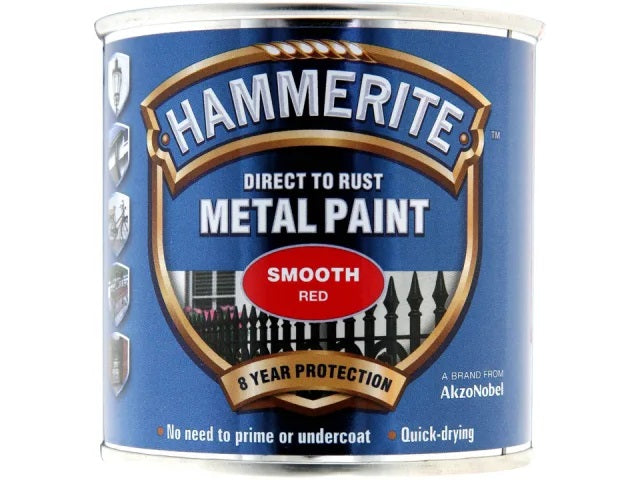 Hammerite Metal Smooth Red 750ml 5092824