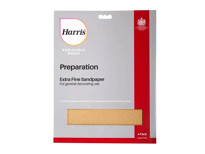 Harris Seriously Good Sandpaper Extra Fine x 4 102064317