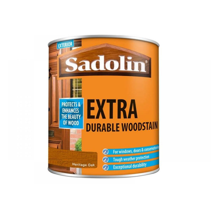 Sadolin Extra Durable Wood Stain Heritage Oak 1 Litre