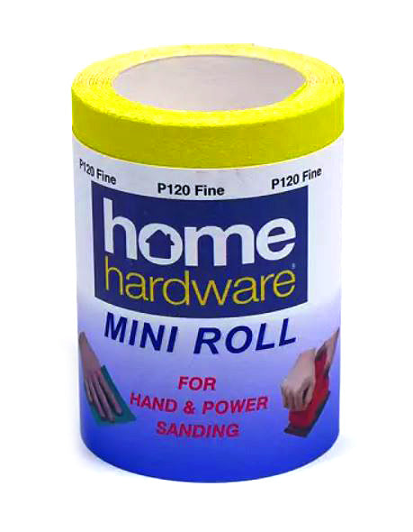 Homehardware Aluminium Oxide Roll Yellow 5m x 115mm P120 000122