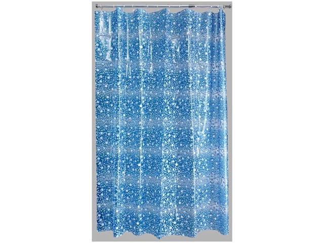 Homehardware Bubbles Shower Curtain Blue 96000
