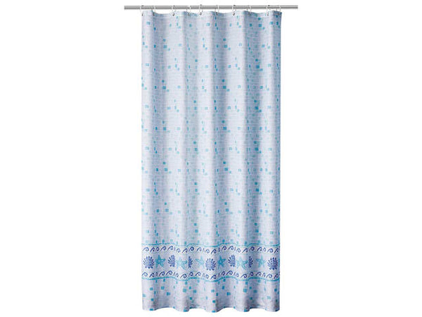 Homehardware Shower Curtain Mosaic Blue 96208