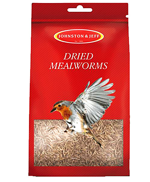 Johnston and Jeff Dried Mealworms 100g