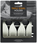 Master Class Stainless Steel Triple Towel Holder KCTHOLDSS3